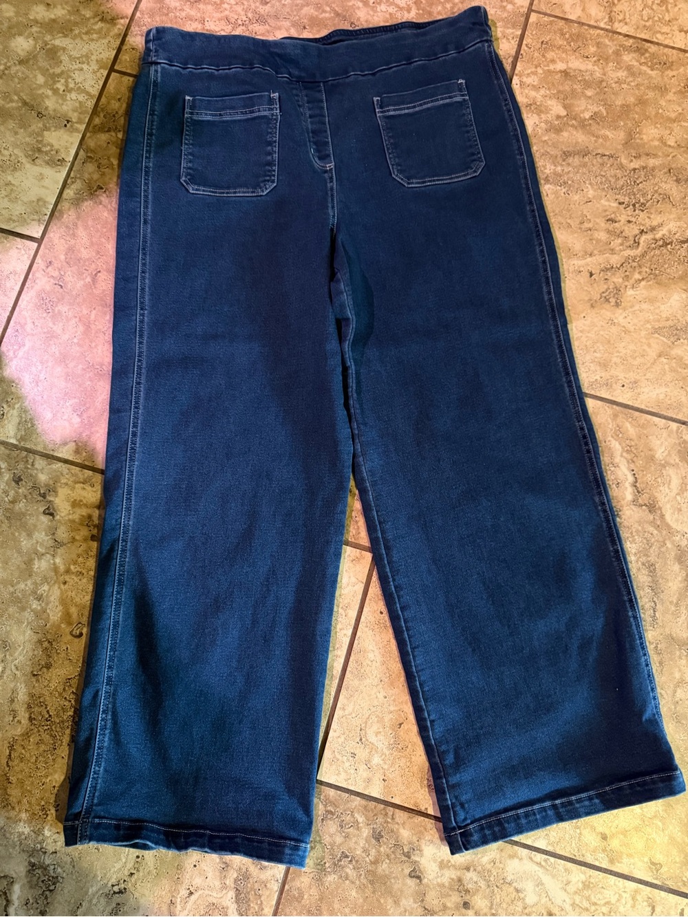 Ruby Rd. Women’s Dark Navy Straight-Leg Jeans